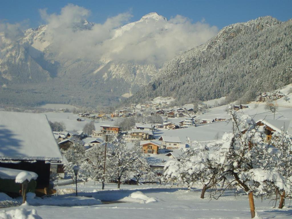 Ferienwohnung Petra Bruck am Ziller Esterno foto